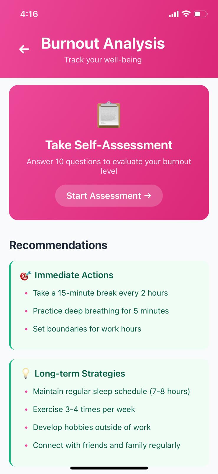 Golio notifications and reminders