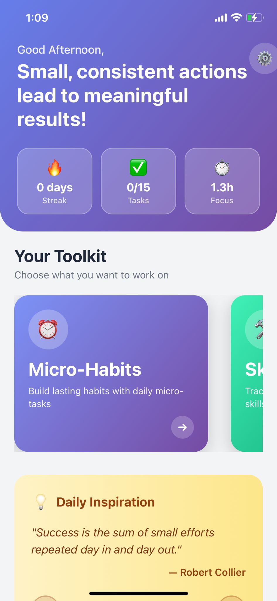 Golio notifications and reminders