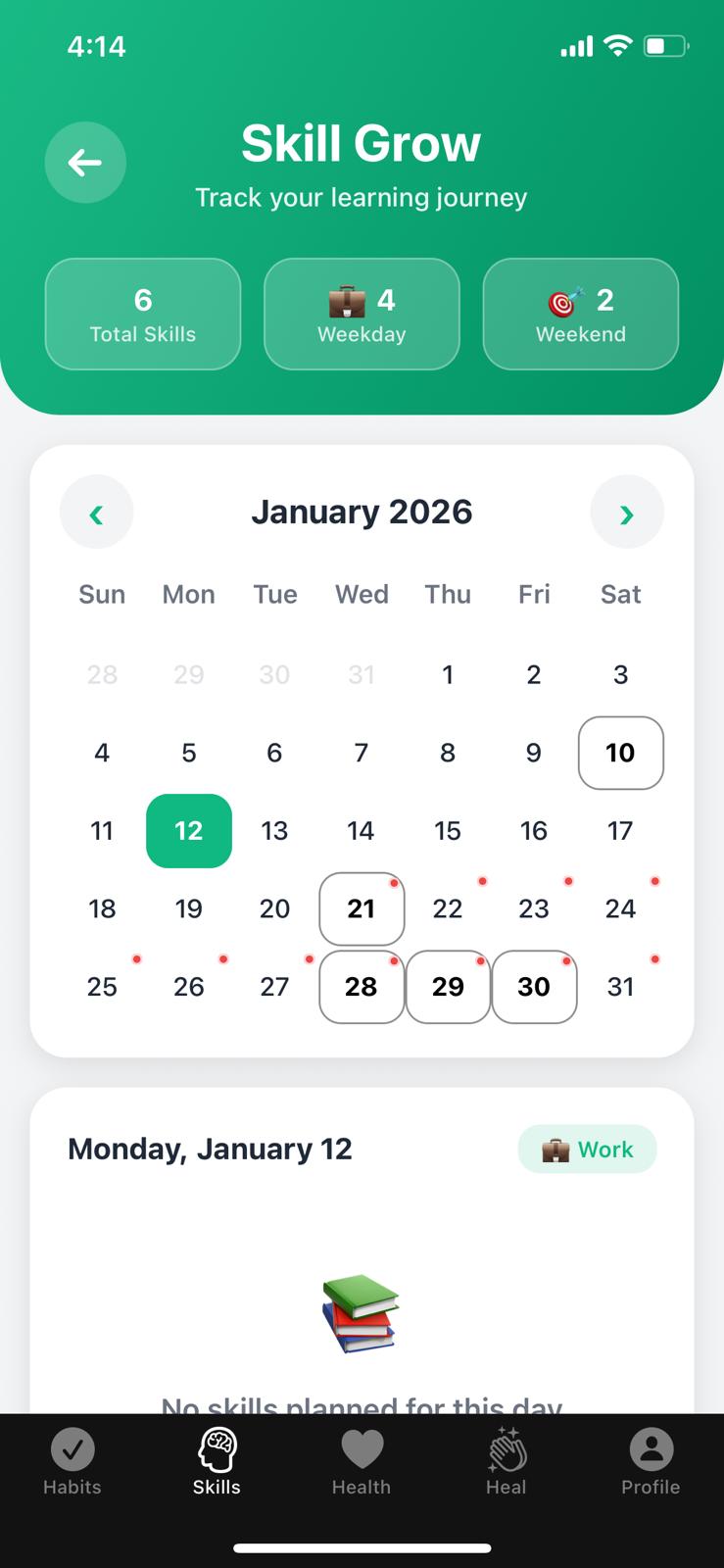 Golio task management interface